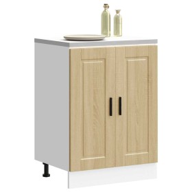 Mueble bajo de cocina porto roble sonoma madera